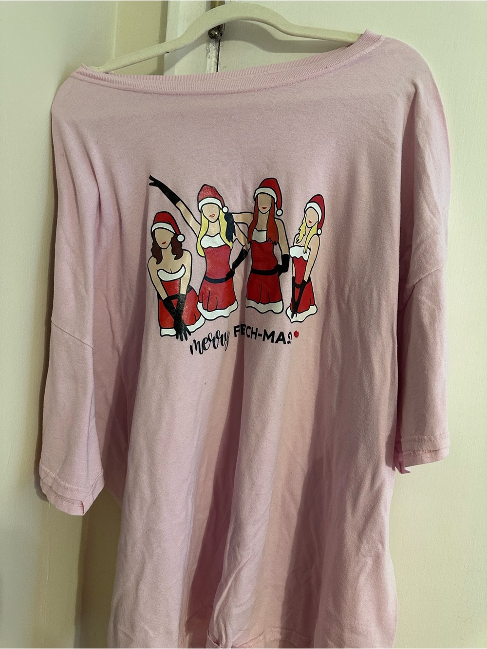 Pink Mean Girls Christmas Tee Shirt
